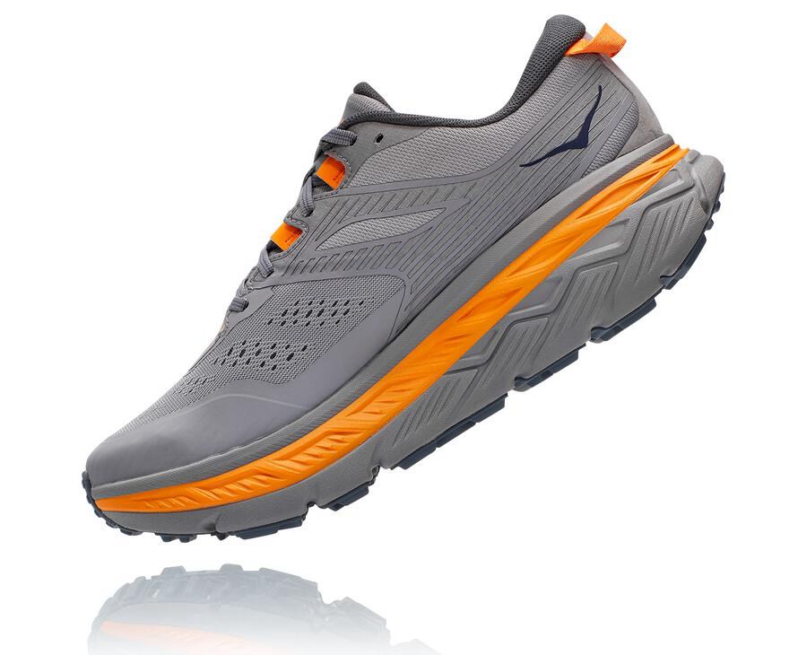 Hoka Australia One One Stinson Atr 6 - Mens Trail Shoes Grey - VOWPC-6958